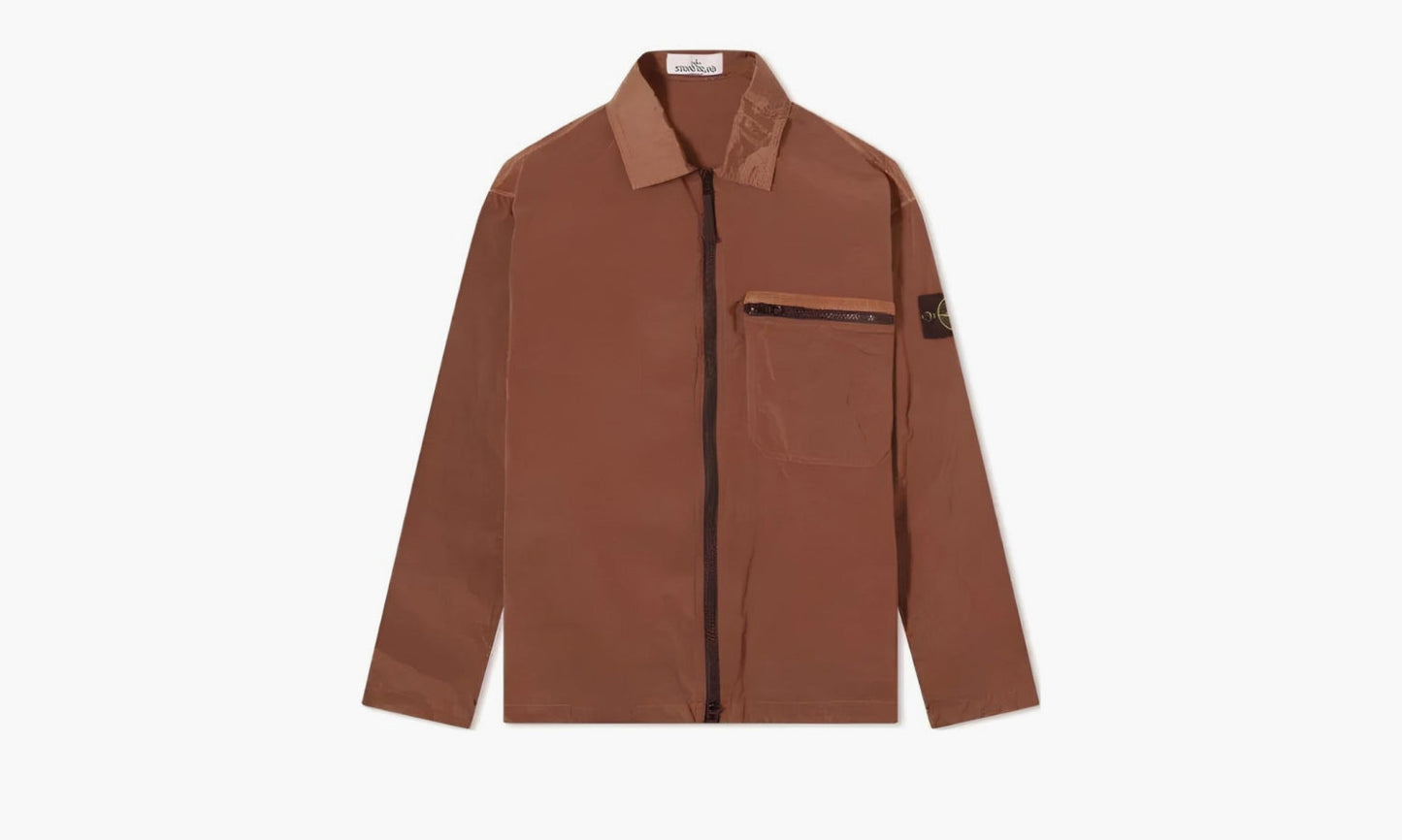 Stone Island Nylon Metal Overshirt "Brown" - 801511219-V0013 | Grailshop