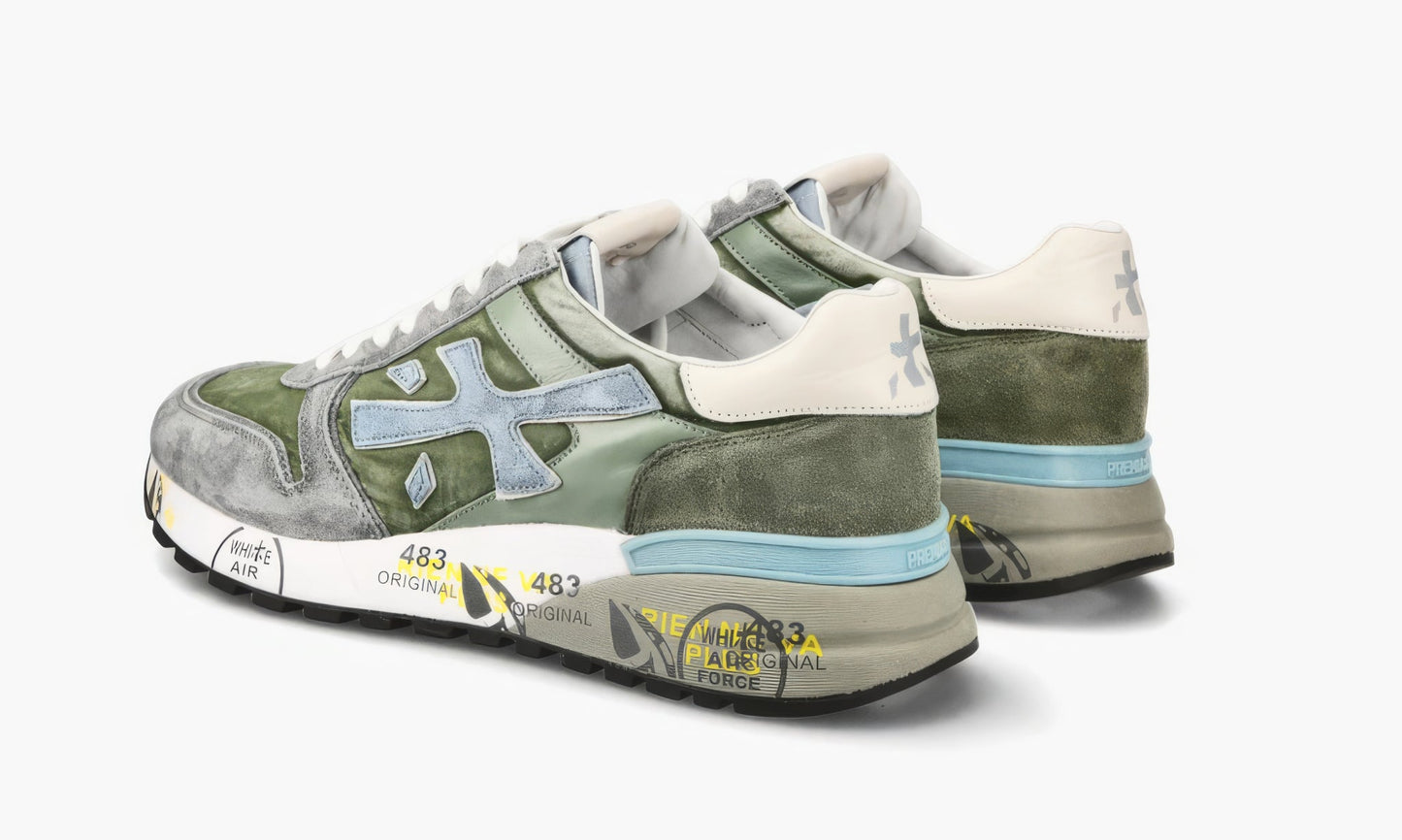Premiata Mick "Green Sky Blue" - MICK6617 | Grailshop