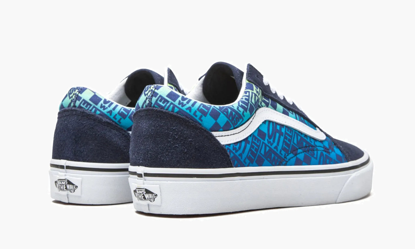 Vans Old Skool "Off The Wall Logos - Blue" - VN0A4U3B2PA | Grailshop