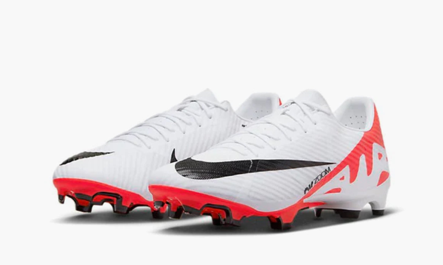 Nike Zoom Vapor 15 Academy Fg / Mg "White Black Crimson" - DJ5631 600 | Grailshop