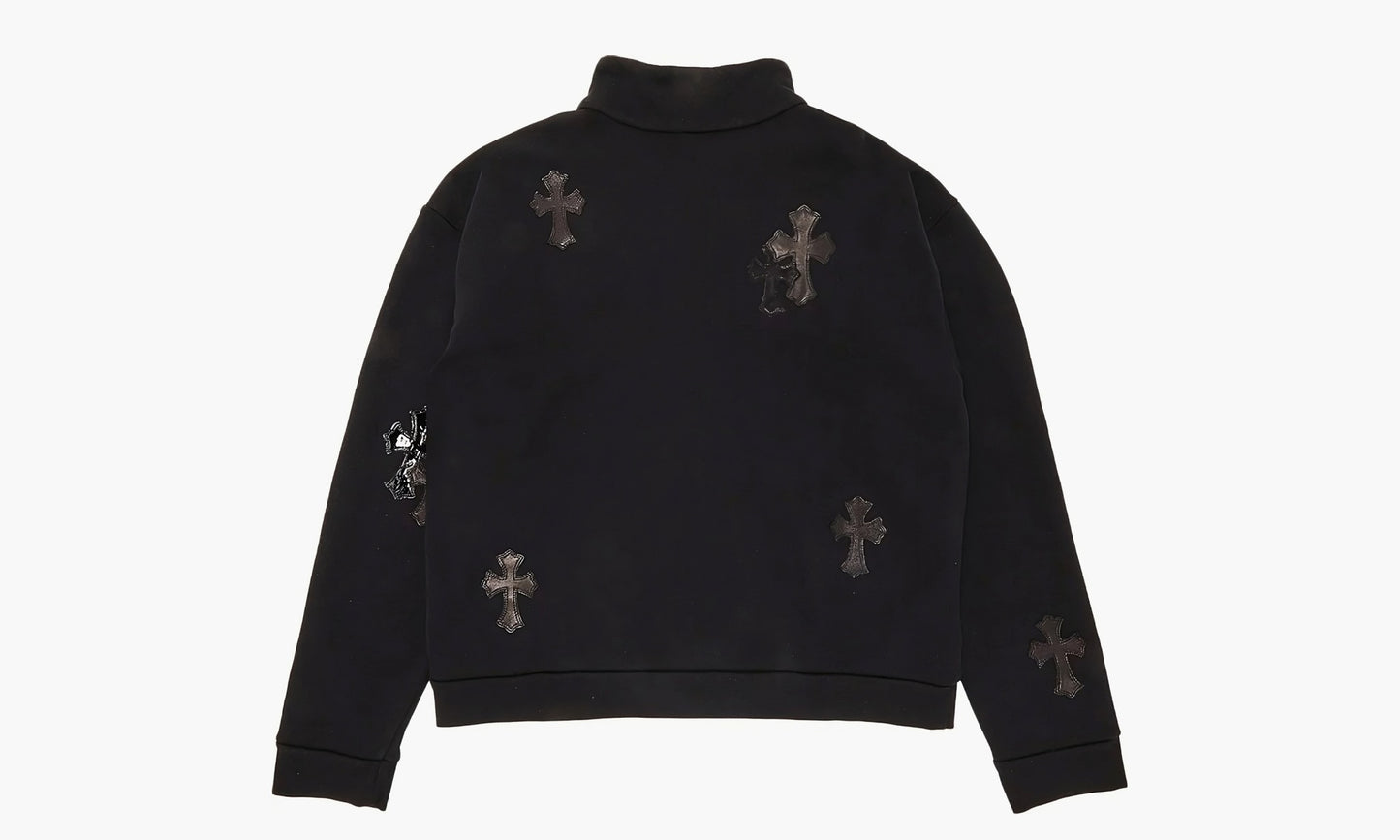 Chrome Hearts Ponyhair Cross Quarter Zip «Black» - CH-072503 | Grailshop