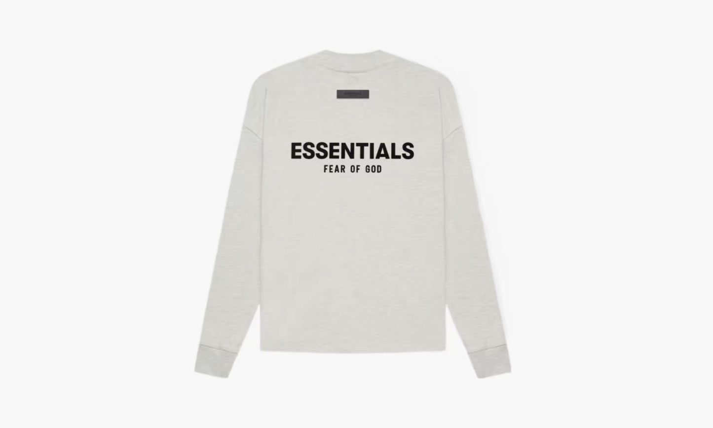 Fear Of God Essentials Long Sleeve SS22 «Tee Light Oatmeal» - FOG-SS22-414 | Grailshop