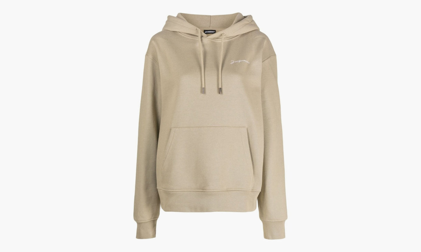 Jacquemus Le Sweatshirt Brode Embroidered Logo Hoodie «Dark Beige» - 226JS3102120530 | Grailshop