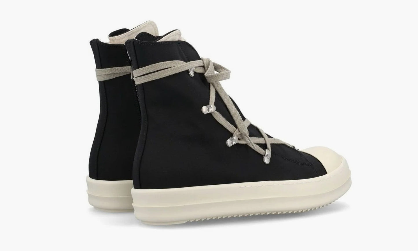 Rick Owens DRKSHDW Hexa High-Top Zipped Sneakers “Black” - DU02B4805MU 911 | Grailshop