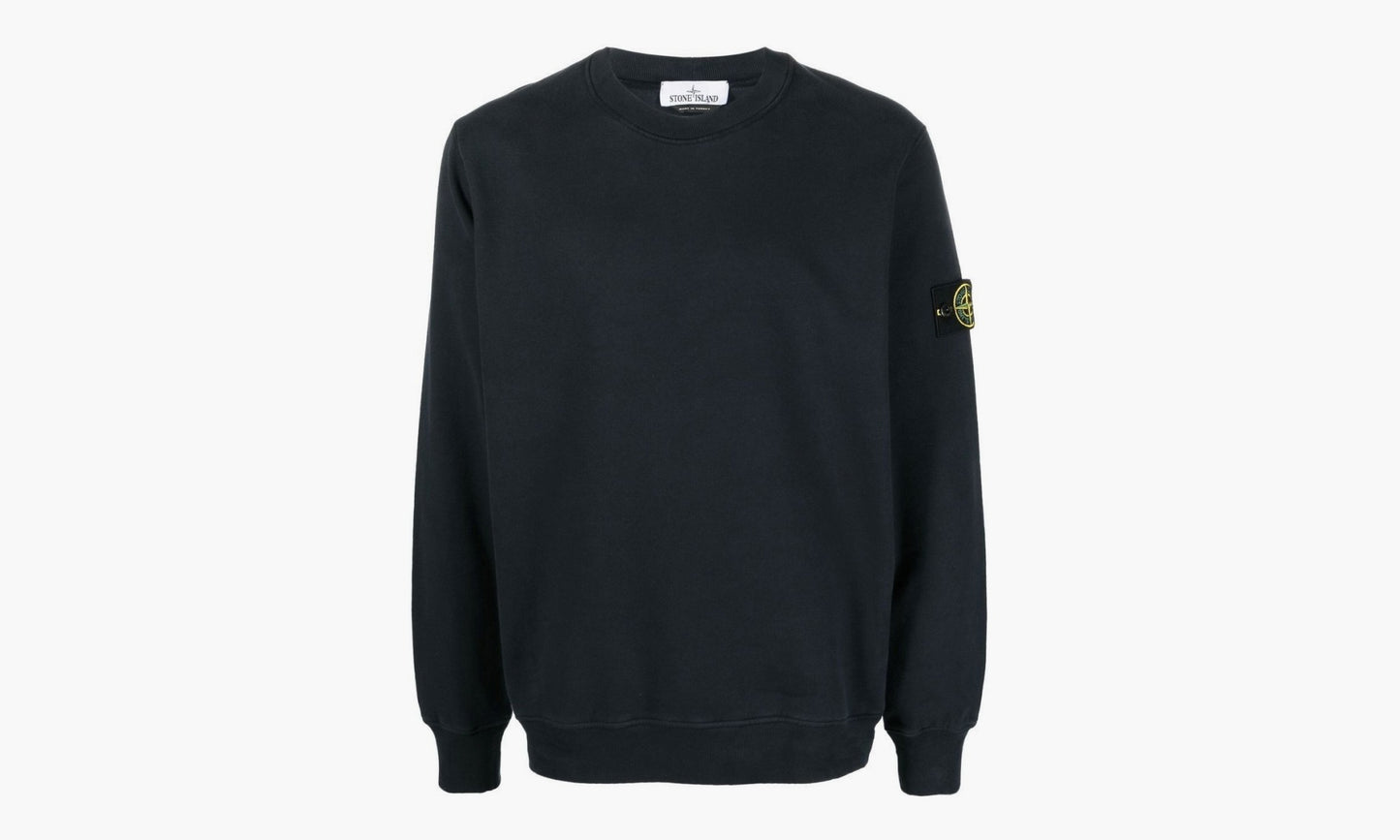 Stone Island Brushed Cotton Crew Neck Sweatshirt «Navy» - 771563020-V0020 | Grailshop