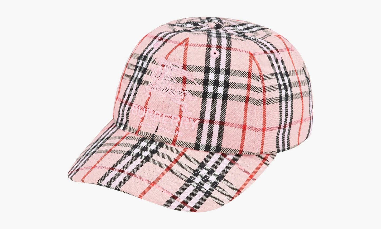 Burberry x Supreme Denim 6-Panel «Pink» - SUP-SS22-995 | Grailshop