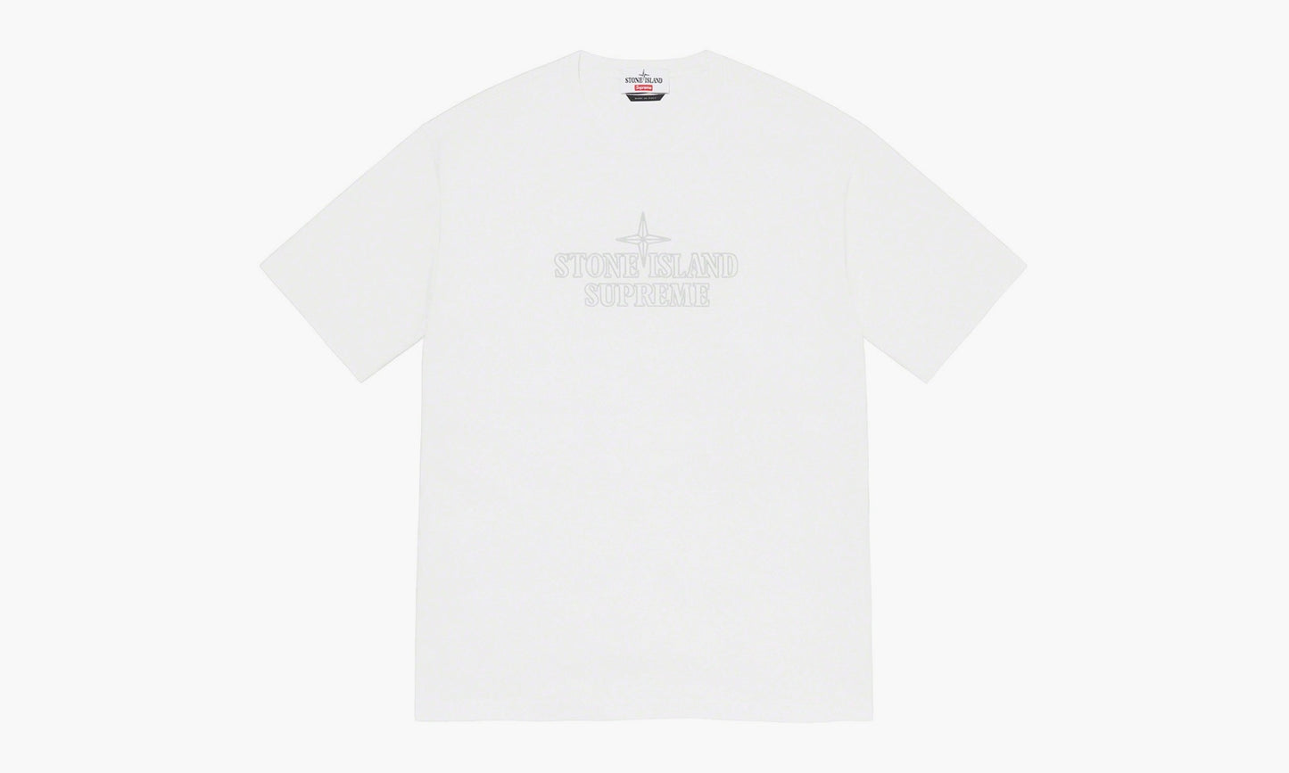 Stone Island x Supreme Embroidered Logo S/S Top “White” - SUP-FW20-294 | Grailshop