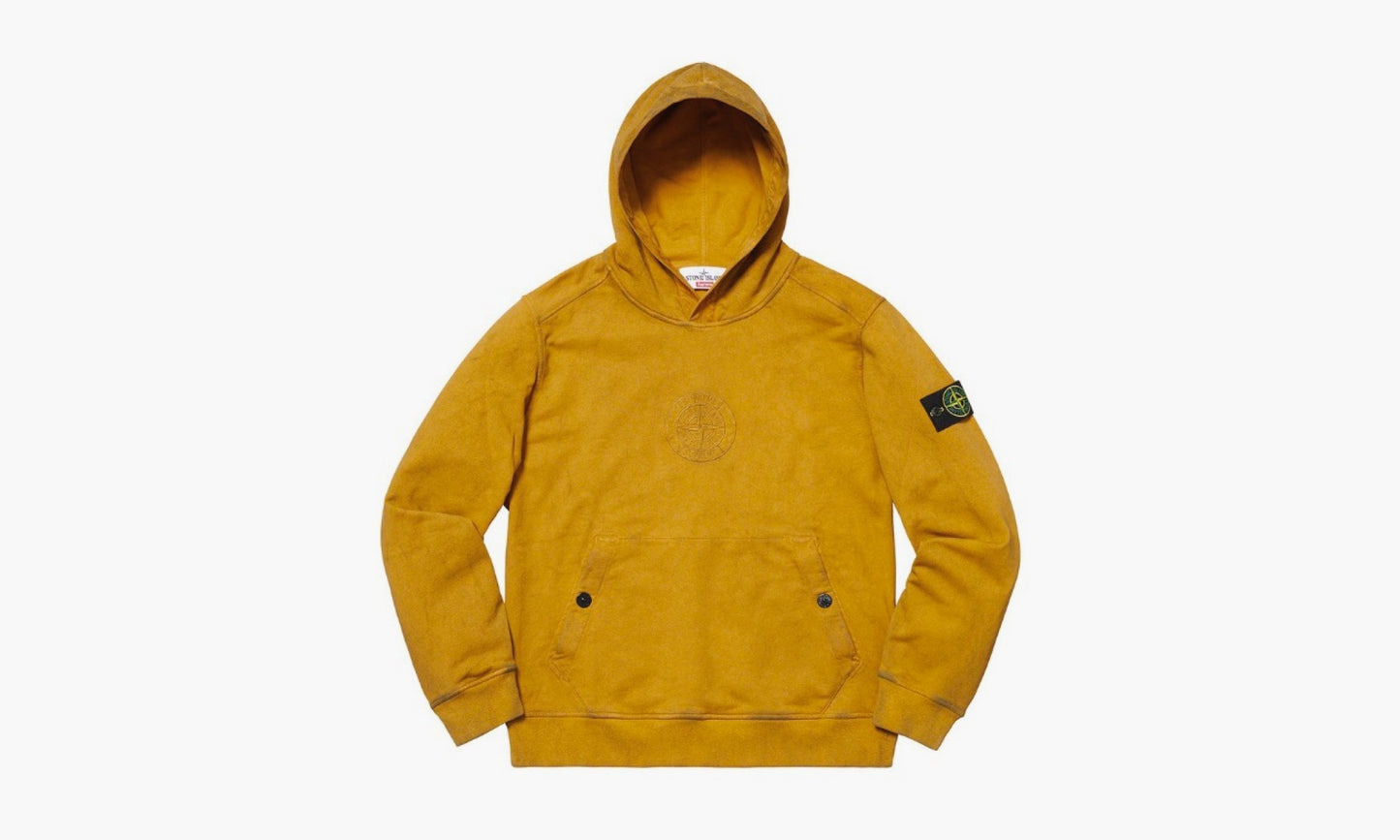 Stone Island x Supreme Hooded Sweatshirt «Olive» - SUP-SS19-388 | Grailshop