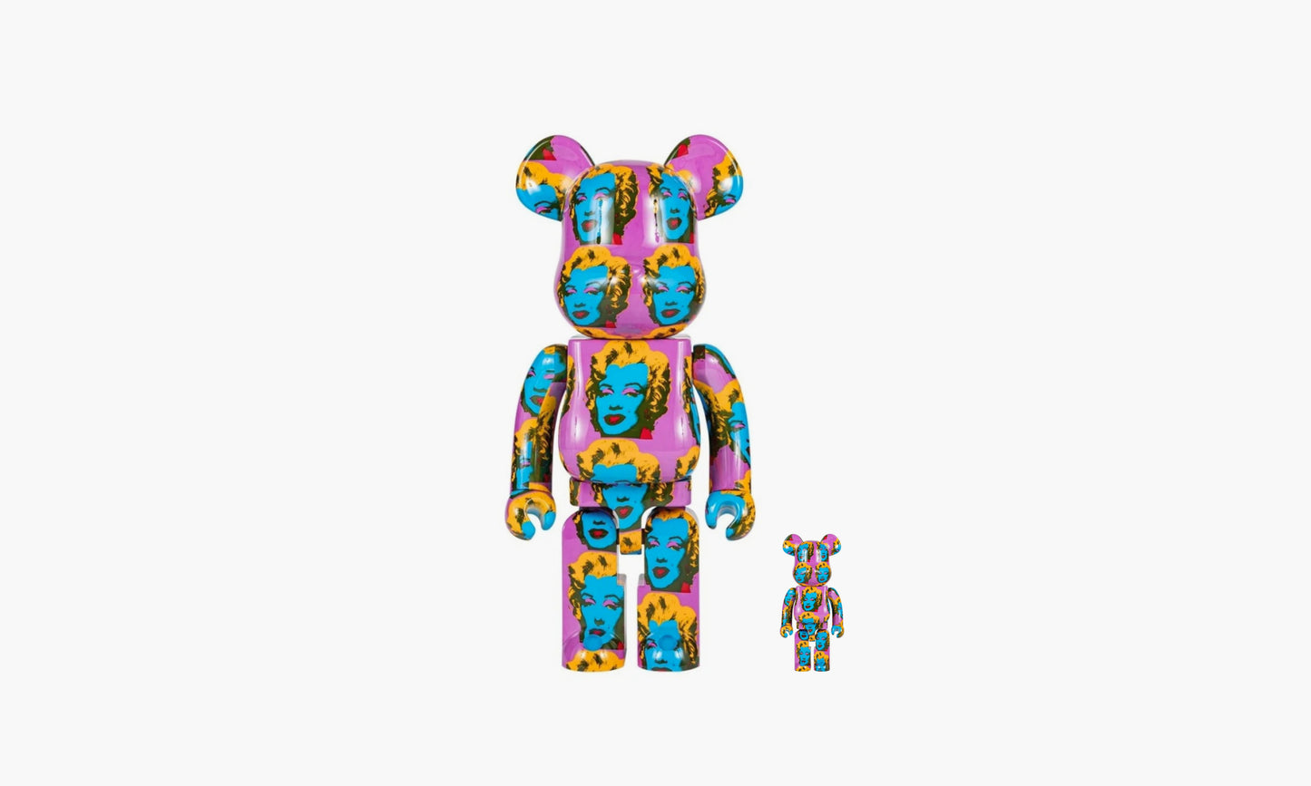 Medicom Toy Bearbrick Andy Warhol Marilyn Monroe 100% and 400% | Grailshop