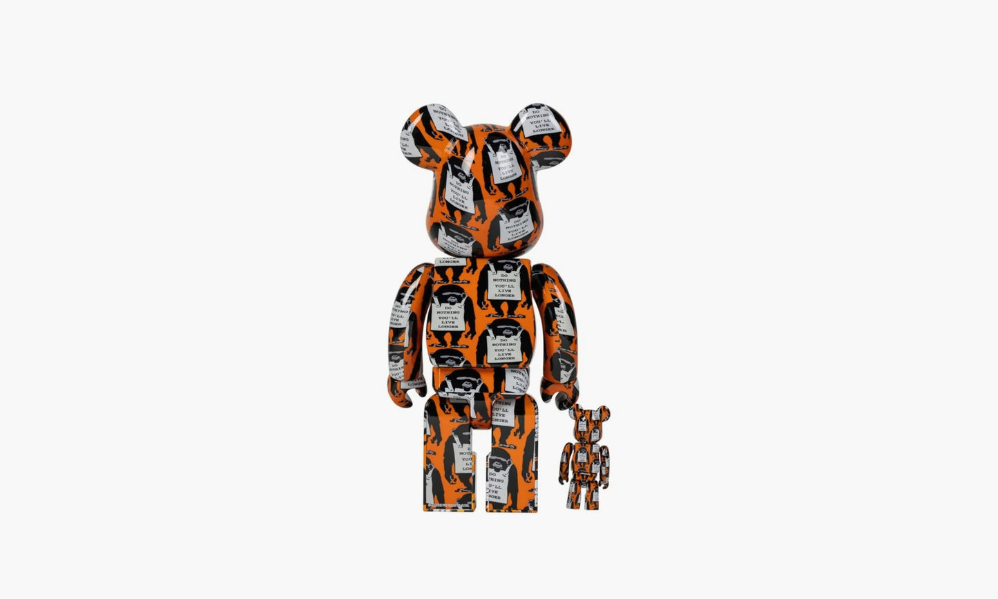 Medicom Toy Bearbrick Monkey Sign 100% and 400% - MEDI0142 | Grailshop