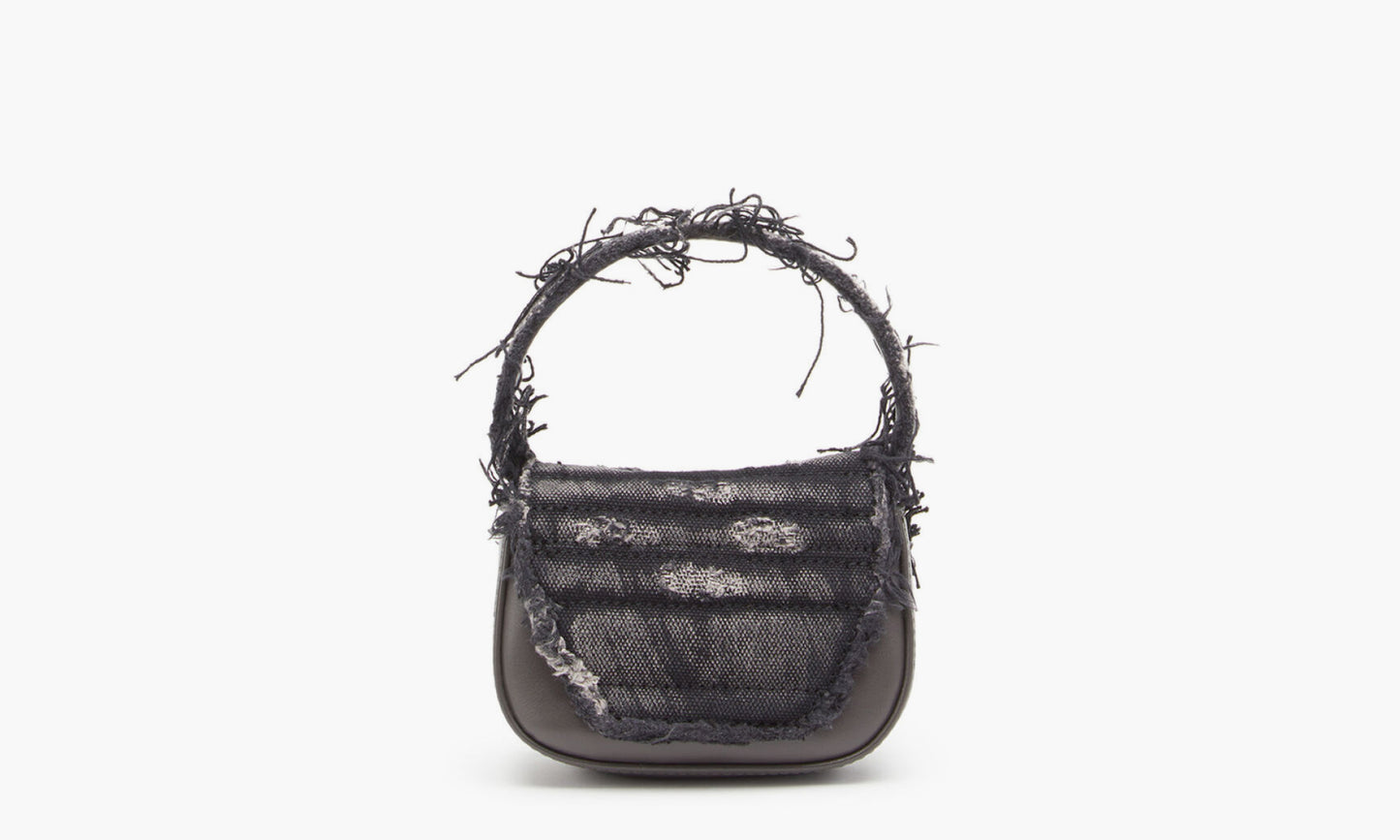 Diesel 1DR Iconic Mini Bag Iconic Canvas and Crystals «Black» - X08709P4993 | Grailshop