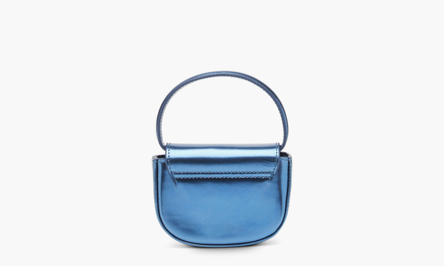 Diesel 1DR Iconic Mini Bag Mirrored Leather «Blue» - X08957PS202 | Grailshop