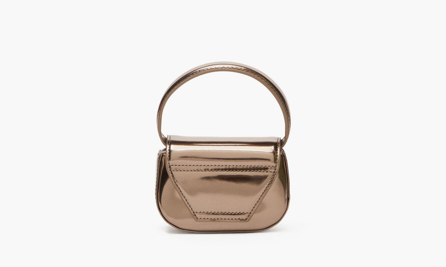 Diesel 1DR Iconic Mini Bag Mirrored Leather «Bronze» - X08957PS202 | Grailshop