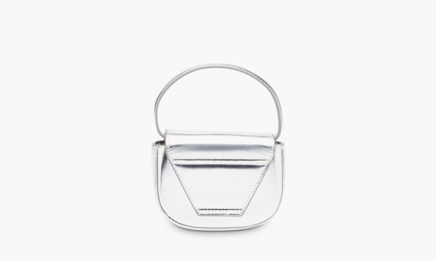 Diesel 1DR Iconic Mini Bag Mirrored Leather «White» - X08957PS202 | Grailshop