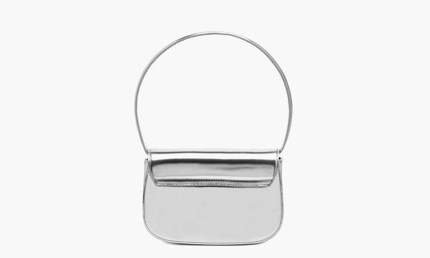 Diesel 1DR Shoulder Bag «Mirrored Leather Silver»- X08396PS202 | Grailshop