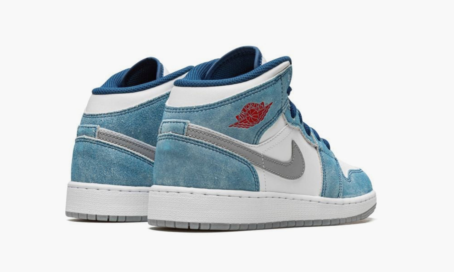 Nike Air Jordan 1 Mid GS «French Blue Fire Red» - DR6235 401 | Grailshop