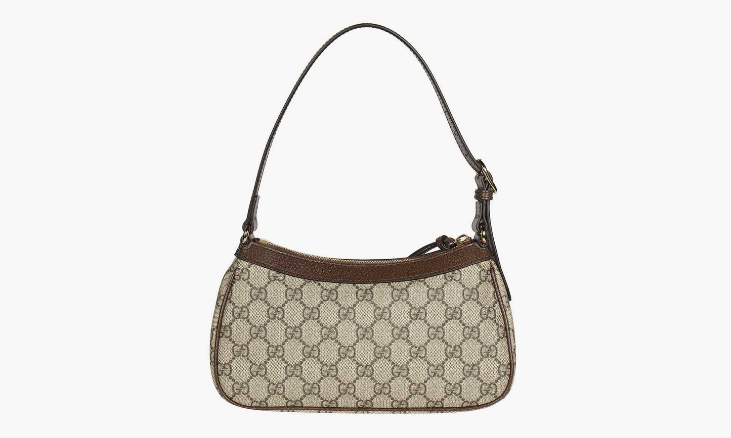 Gucci Ophidia Small Handbag «Beige and Ebony GG Supreme Canvas» - 735145 KAAAD 8358 | Grailshop