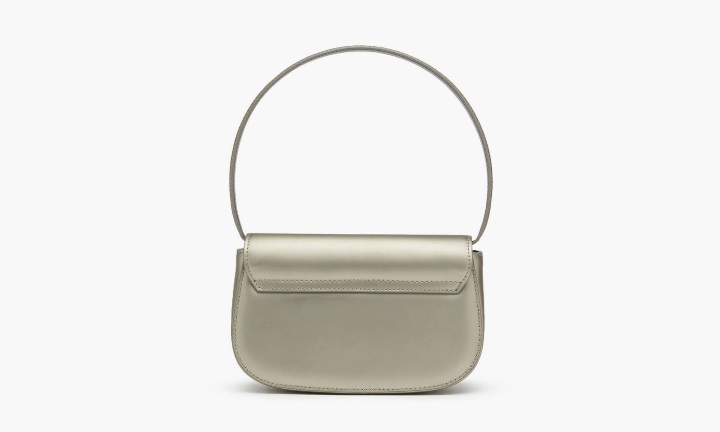 Diesel 1DR Shoulder Bag «Metallic Leather Grey» - X08396P5468 | Grailshop