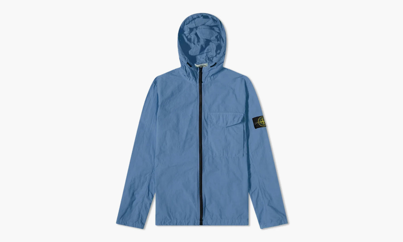 Stone Island Naslan Light Hooded Overshirt "Blue" - 761512402 V0044 | Grailshop
