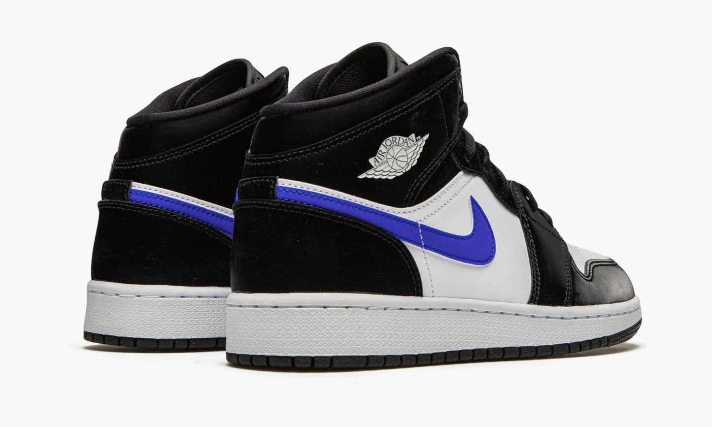 Nike Air Jordan 1 Mid GS "Black Racer Blue White" - 554725 084 | Grailshop