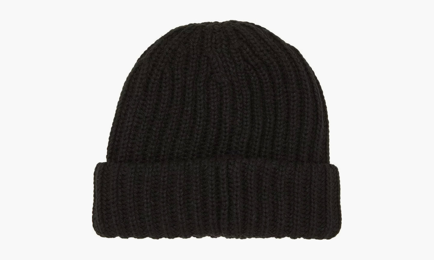 Supreme Ribbed Beanie FW22 «Black» | Grailshop