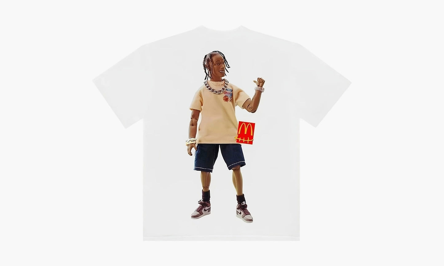 Travis Scott McDonald’s Action Figure Series T-shirt “White” - TC-261 | Grailshop