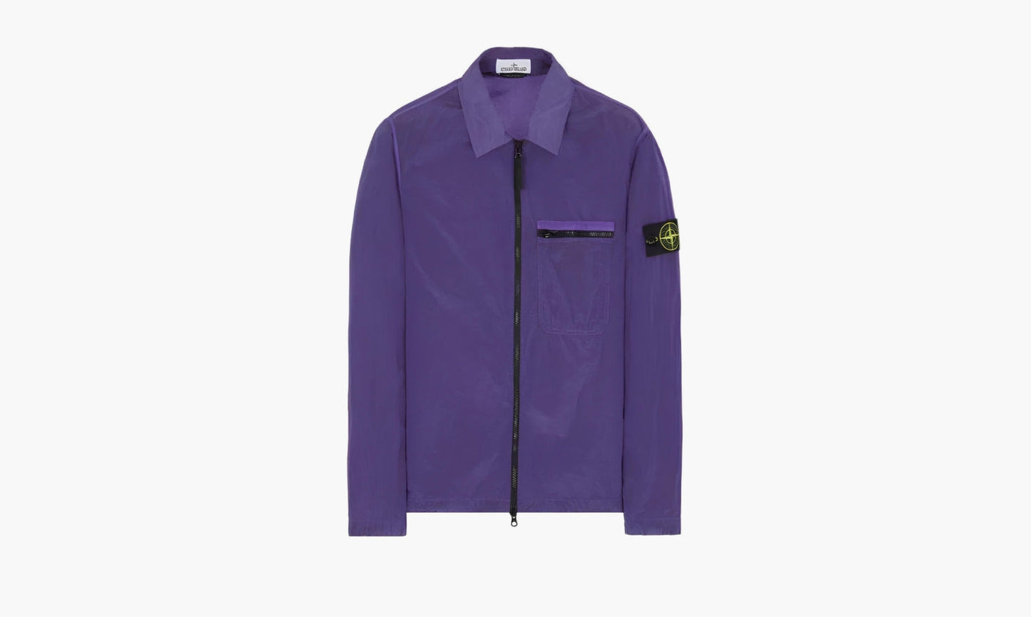 Stone Island Zip Shirt Jacket "Purple" - 801511219-V0047 | Grailshop