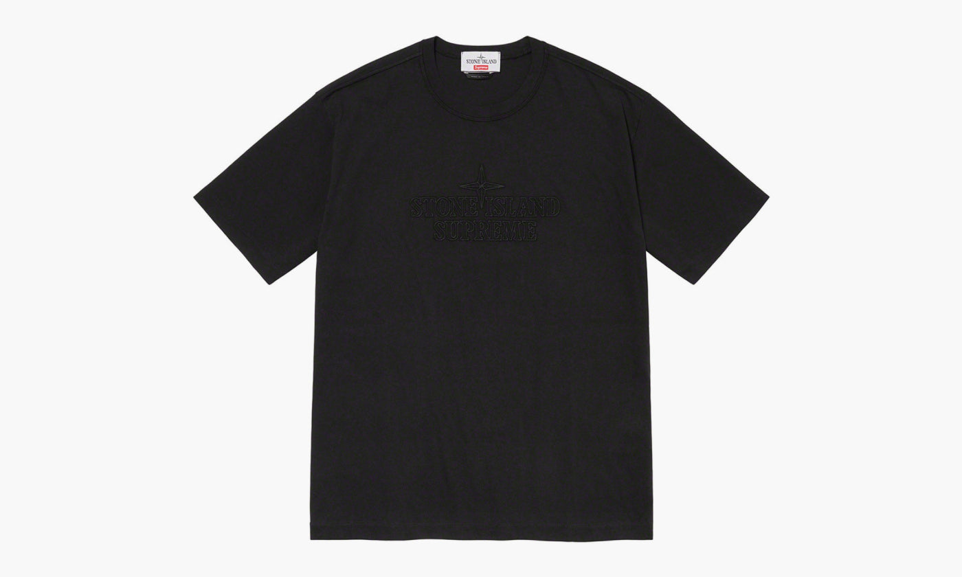 Stone Island X Supreme Embroidered Logo S / S Top "Black" - SUP-FW20-294 B | Grailshop