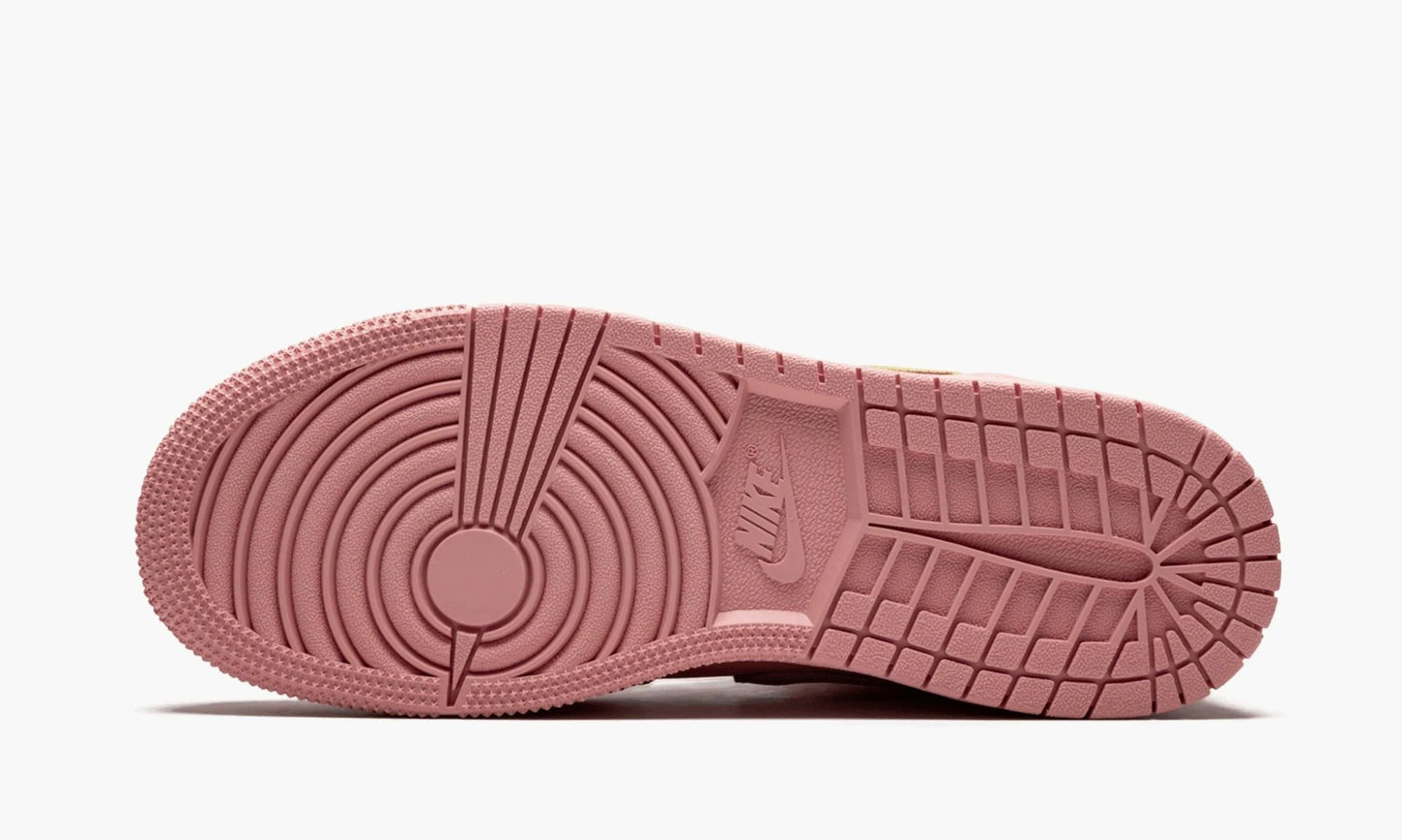 Air Jordan 1 Mid SE GS "Coral Gold"