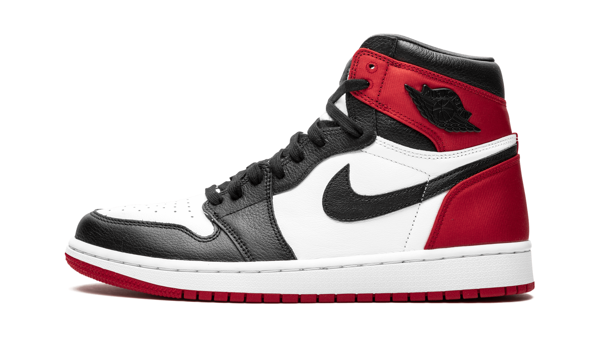 Aj 1 black toe satin sales