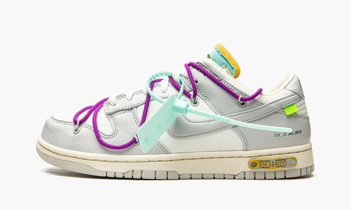 Dunk Low "Off-White - Lot 21" - DM1602 100 | Grailshop
