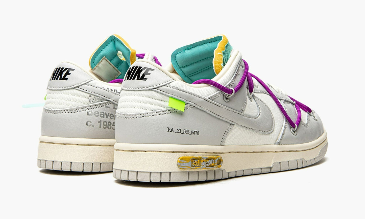 Dunk Low "Off-White - Lot 21" - DM1602 100 | Grailshop