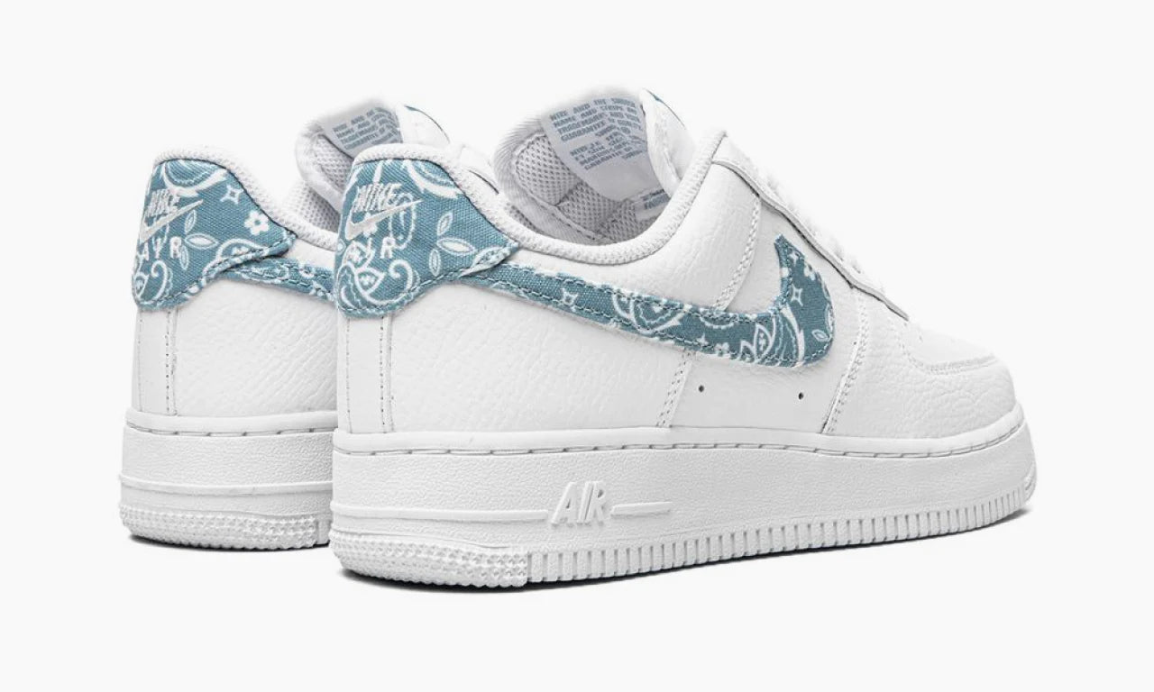 Nike Air Force 1 Low '07 Essential WMNS "White Worn Blue Paisley" - DH4406 100 | Grailshop