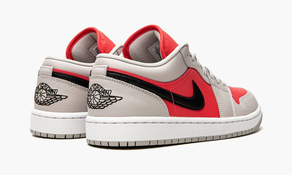 Nike Air Jordan 1 Retro 1 Low WMNS "Light Iron Ore Siren Red" - DC0774-060 | Grailshop