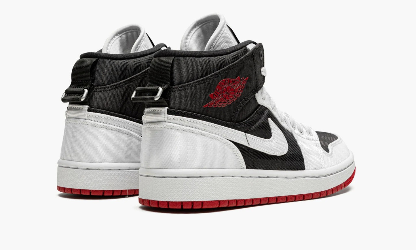 Nike Air Jordan 1 Mid SE Utility WMNS "Canvas White Black Gym Red" - DD9338 016 | Grailshop