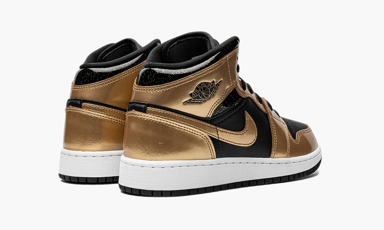Nike Air Jordan 1 Mid GS “Metallic Gold Black” - DR6967 071 | Grailshop