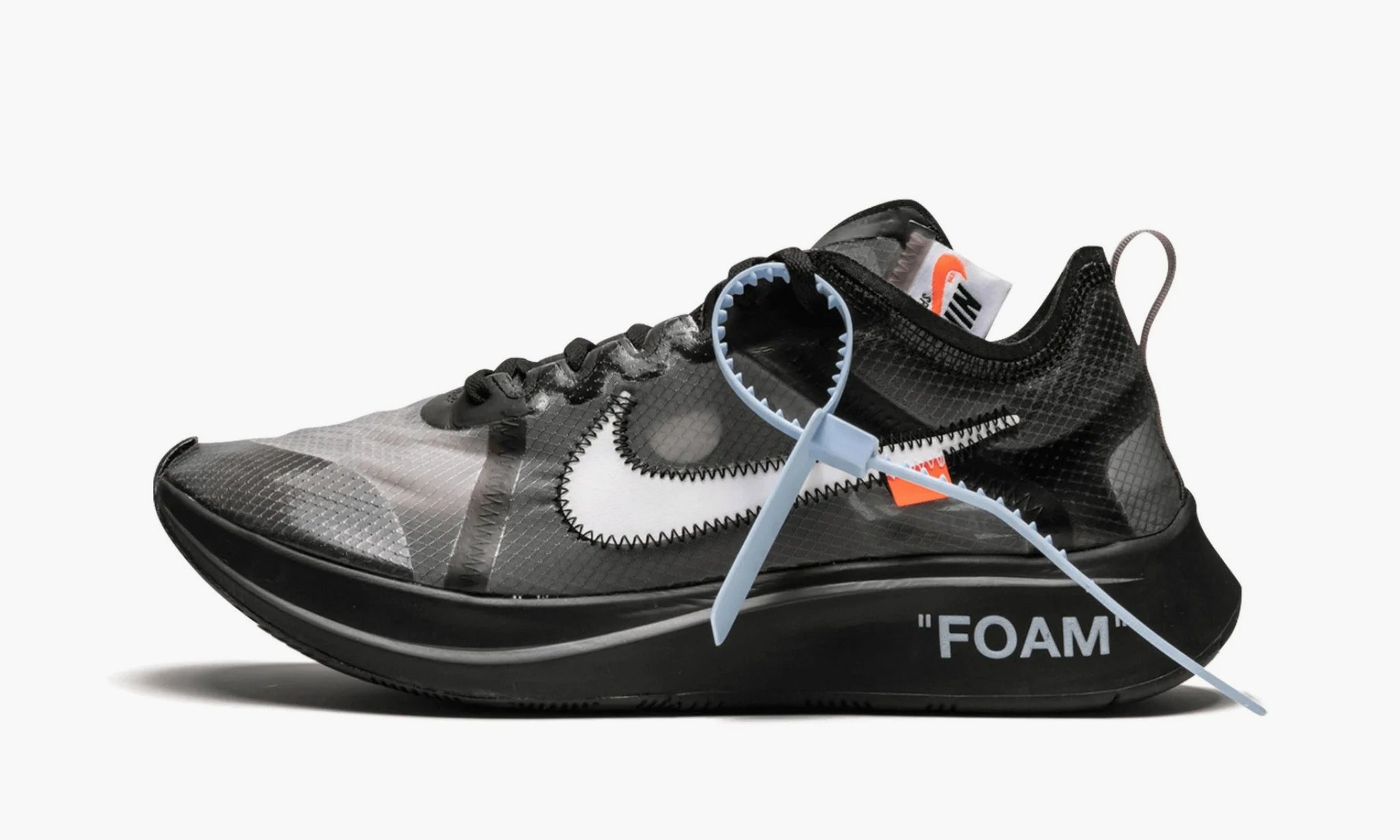 Zoom Fly Off White Black Silver Grailshop