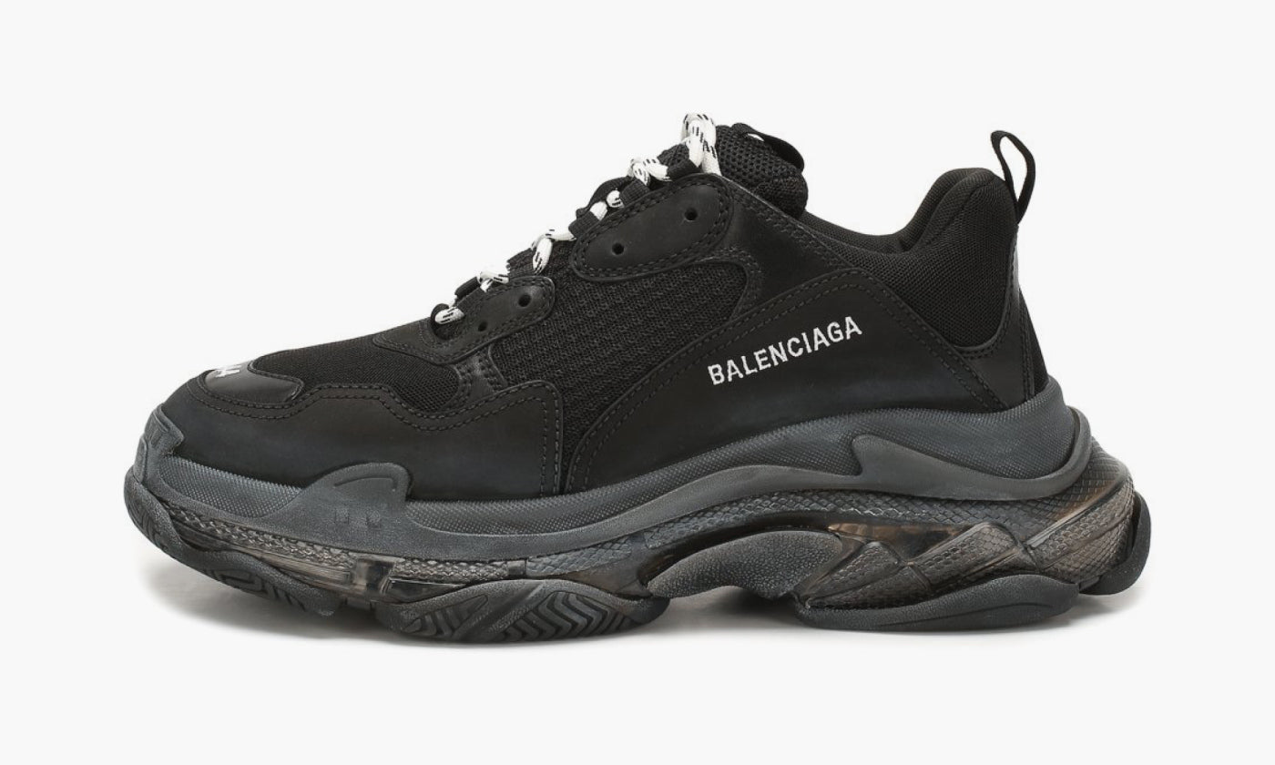 Balenciaga Triple S "Clear Sole Black" - 541624W2FB11000 | Grailshop