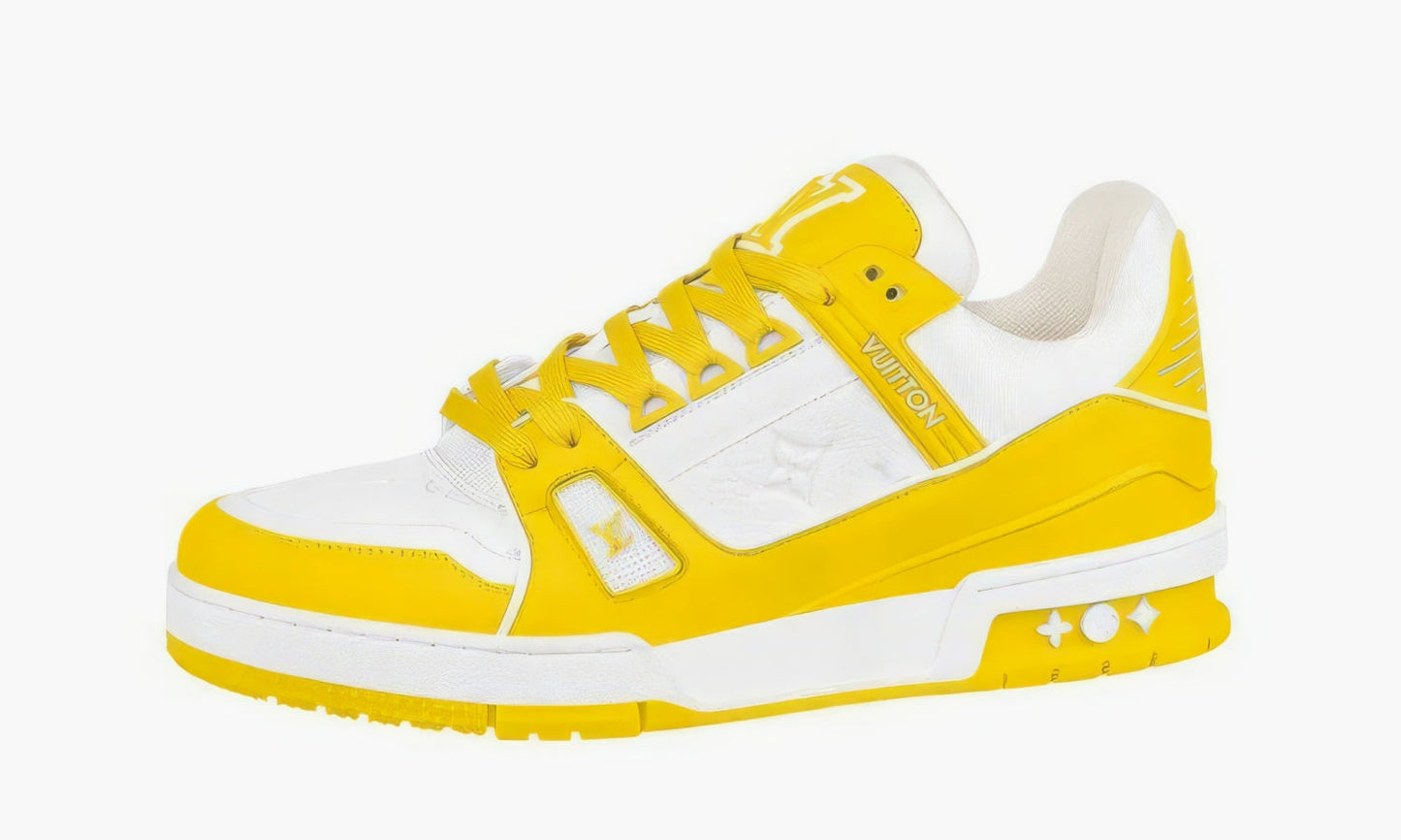 Louis Vuitton Trainer "Yellow White Monogram" - 1AA6XM | Grailshop