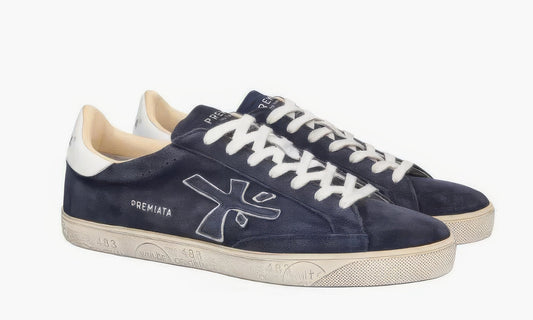 Premiata "Grey Navy Blue" - STEVEN6643 | Grailshop