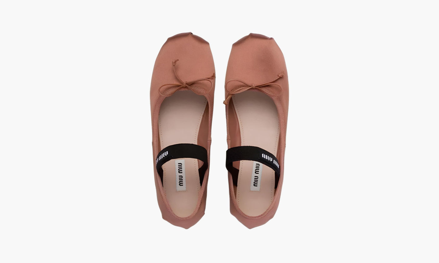 Miu Miu Satin Ballerinas "Cocoa Brown" - 5F794D_QU6_F0324_F_A005 | Grailshop