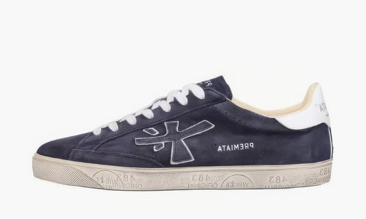 Premiata "Grey Navy Blue" - STEVEN6643 | Grailshop