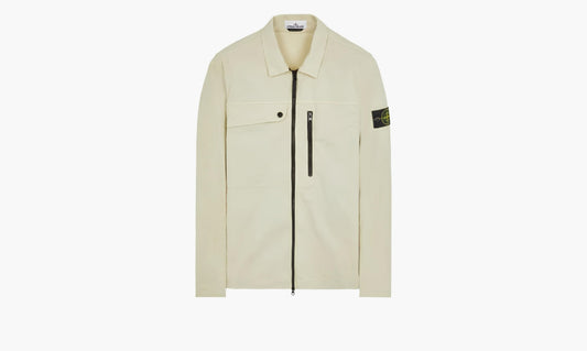 Stone Island Zip Shirt Jacket "White" - 801510210-V0051 | Grailshop