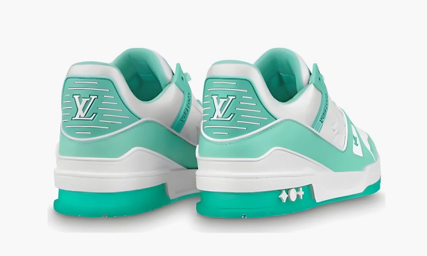 Louis Vuitton Trainer Maxi "Turquoise" - 1A8KBQ | Grailshop