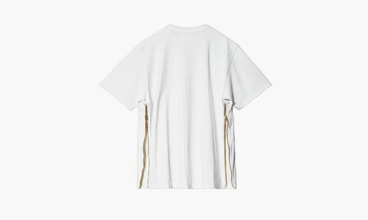 Sacai X Carhartt T-shirt Golden Zip "White" - I034104-1VZ-XX | Grailshop