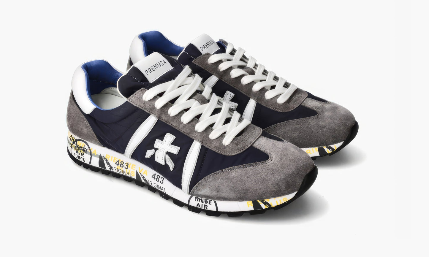 Premiata Lucy "Navy Blue Grey" - LUCY600E | Grailshop