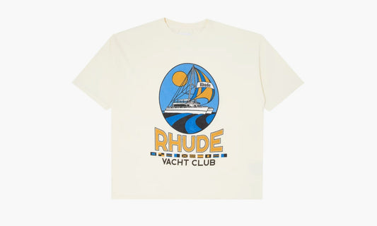 RHUDE Yacht Club Tee "Vintage White" - SS24TT20012611 | Grailshop