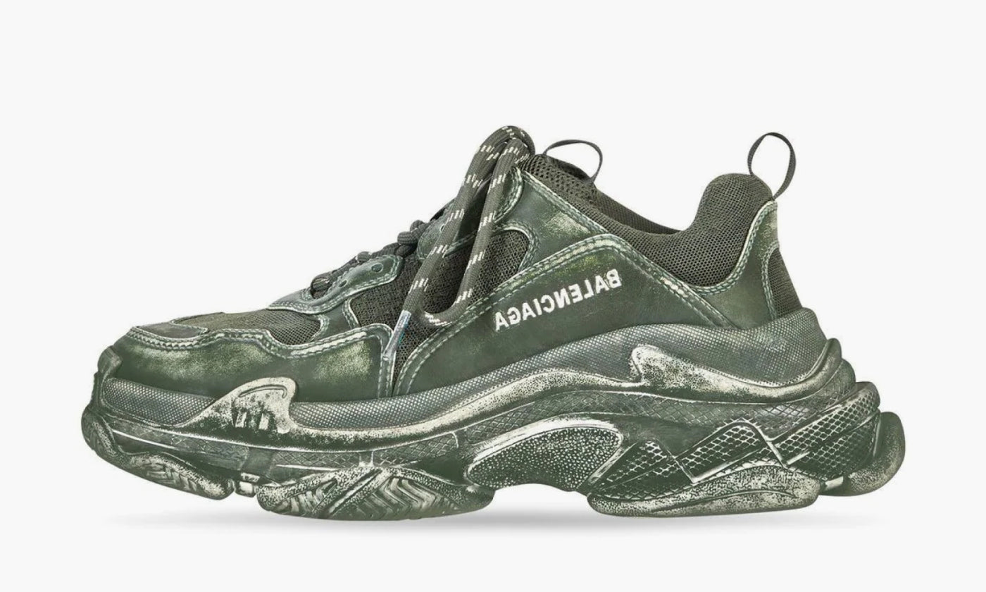 Balenciaga Triple S "Faded Green" - 536737W3CN33900 | Grailshop