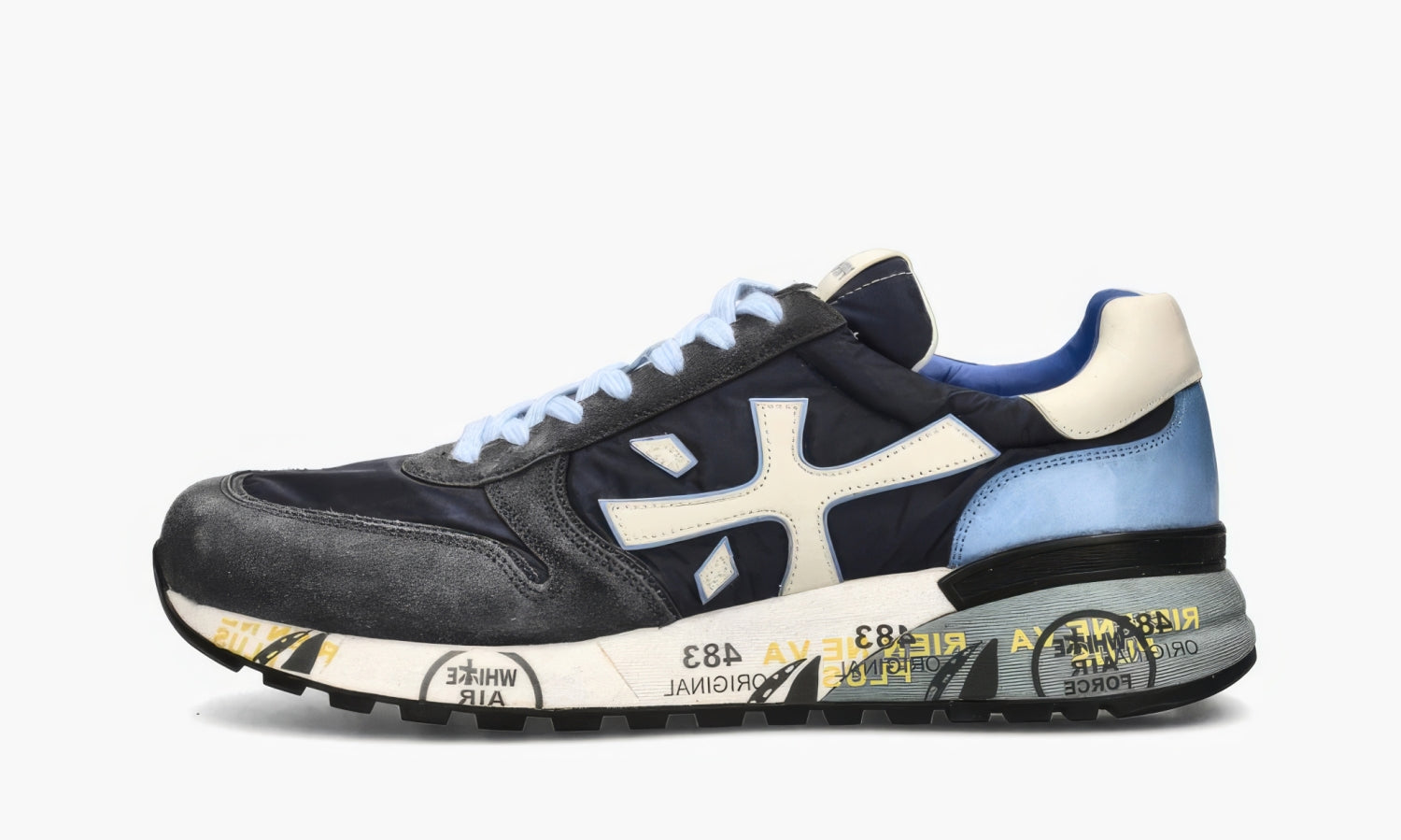 Premiata Mick "Grey Sky Blue" - MICK1280E | Grailshop