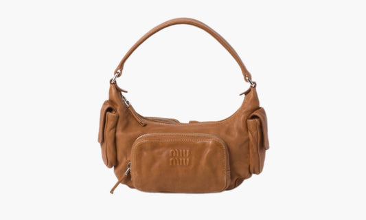 Miu Miu Pocket Nappa Leather Bag - 5BC146 2CRL F098L V OOO | Grailshop